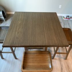 Wooden Dining Table Set 