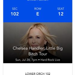 Chelsea Handler Tickets