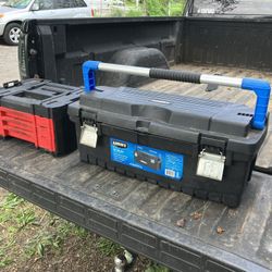 2 Toolboxes With Some Tools 