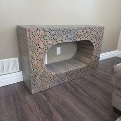 One Of A Kind Wooden Console Table
