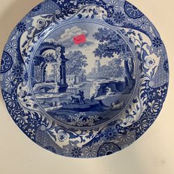 Antique Blue transfer  10” plate