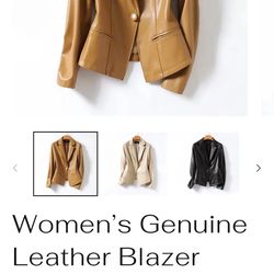 Camel Leather Jacket