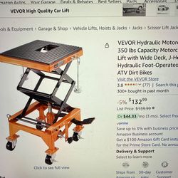 Dirt Bike, Motorcycle Lift, Heavy Duty,  Devore