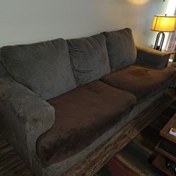 Couch And Oversized Chair