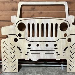 Jeep Backdrop Decor