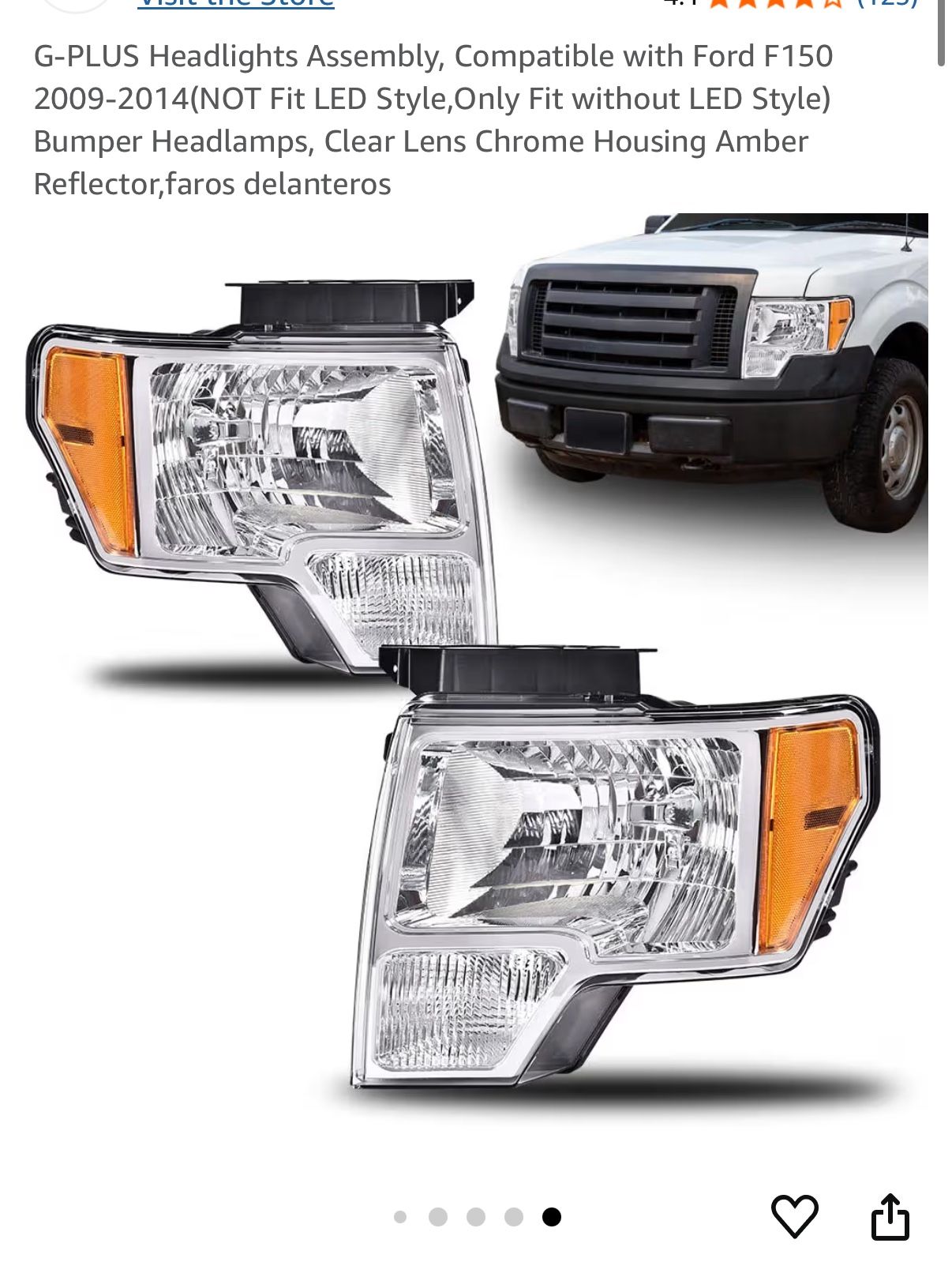 Ford F-150 2009-2014 Headlights