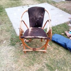 Custom Cow Hide Chair, MAN CAVE WORTHY.