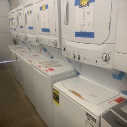 New Scratch And Dent GE 27”gas Laundry Center 6 Months Warranty 