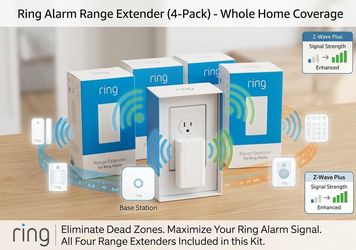 Ring Alarm Range Extender - Pack of 4 (Brand New in Box)