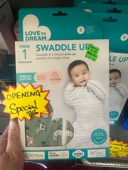 $15 each or $10 up to 10pcs Love to Dream Swaddle up Original NB 1.0TOG 5-8.5Lbs Stage 1