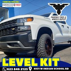 LEVEL KIT SAME DAY INSTALL CHEVY FORD RAM DODGE NISSAN JEEP 
