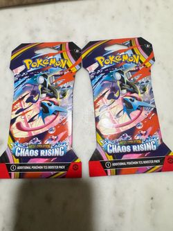Pokémon TCG Mega Evolution Chaos Rising Booster Pack x2