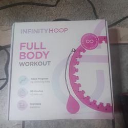 New Infinity Hoop Full Body Workout For Women. And 4 Lb Dumbbells