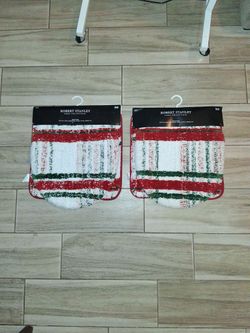 (2) New Christmas Holiday Bathroom Sets - $10 for Both