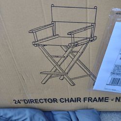 24' Director Chair Frame. Natural