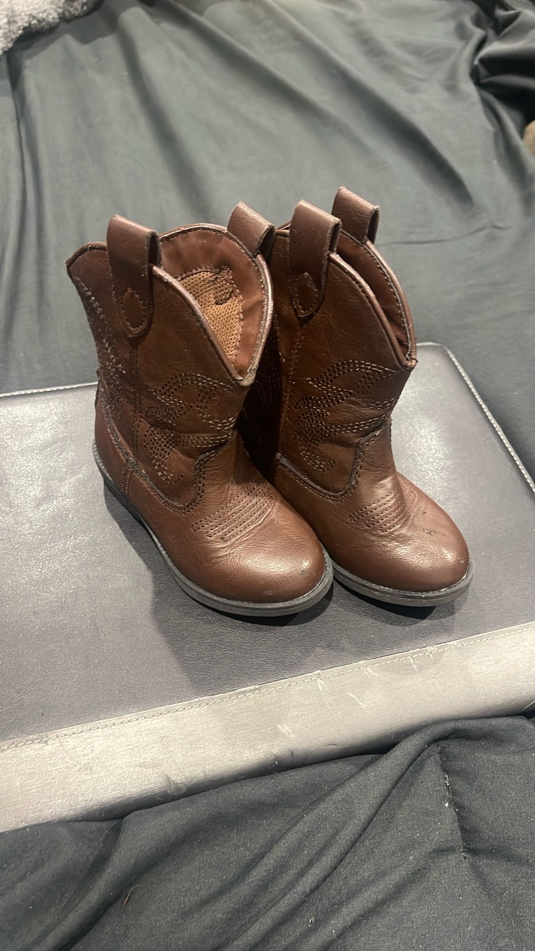 Kids Brown Cowboy Boots Size 6