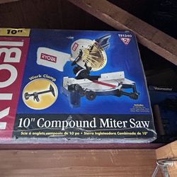 Ryobi 10 Inch compound Miter Saw NEW