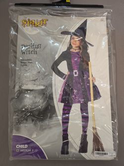 SPIRIT Darling Witch costume with light up witch wand