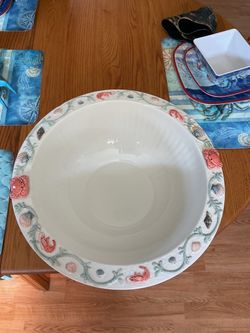 Crab, Shrimp, Shell decorative  Bowl