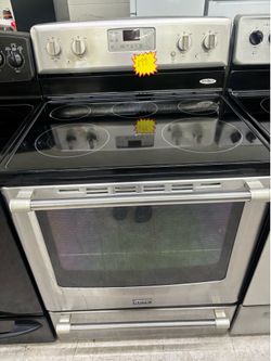 Maytag stainless steel electric stove