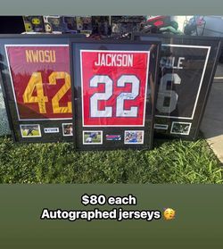 NFL autographed jerseys