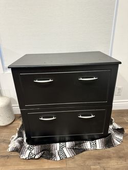 Black Cabinet/ Filing Cabinet