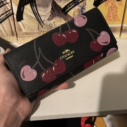 Coach snap wallet