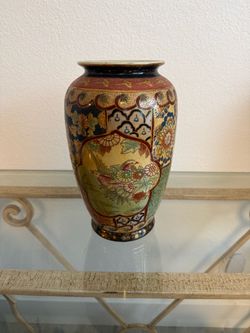 Japanese Satsuma Style Porcelain Vase