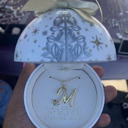 Stealing Silver Gold Plated Necklace 