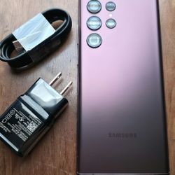 New Galaxy S22 Ultra 512GB Unlocked Burgundy 