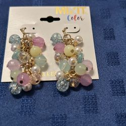Pastel Color Earrings are Hypoallergenic 