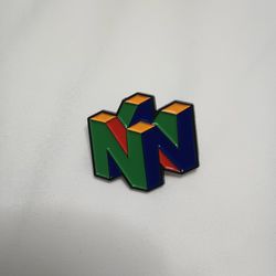 Nintendo 64 Logo Enamel Pin 