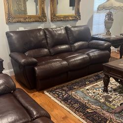 Leather Sofa/Loveseat