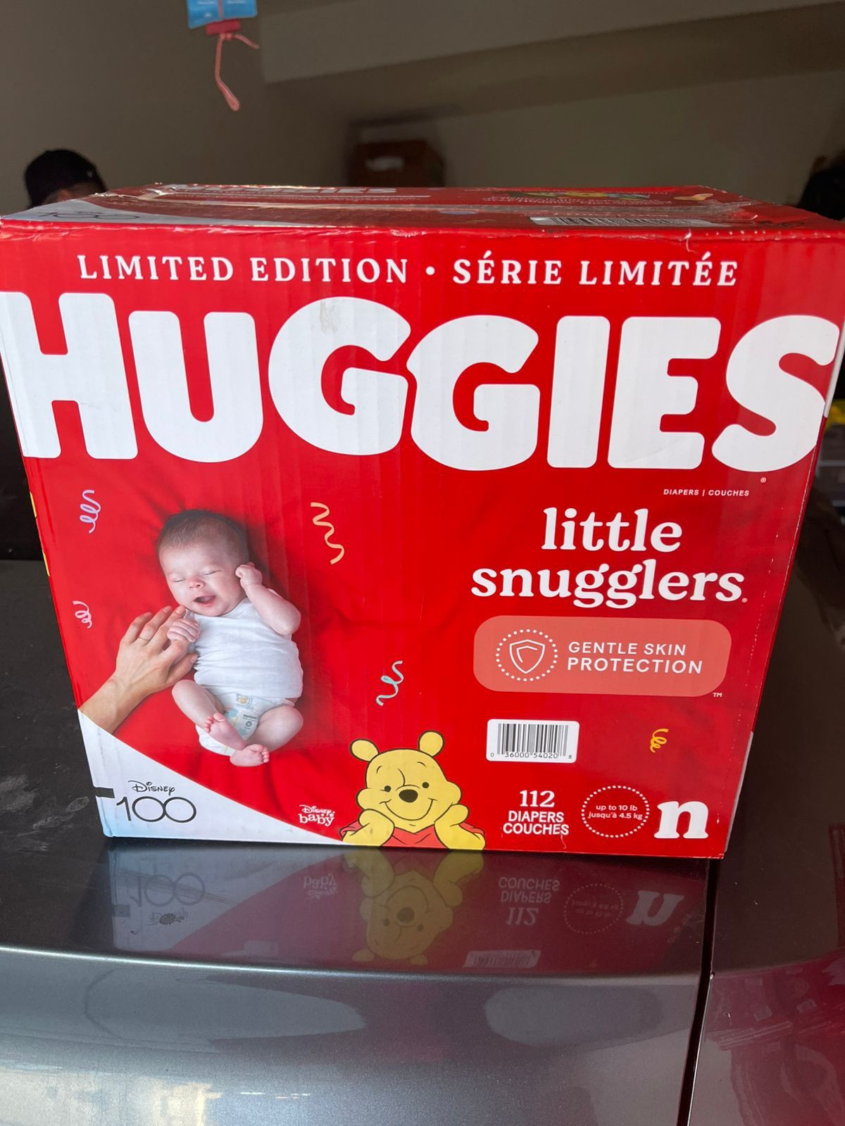 Huggies Little Snugglers Diapers (Newborn, Limited Edition Disney 100) Winnie  The Pooh