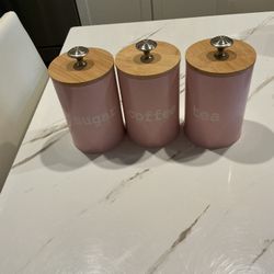 Pink Canisters 