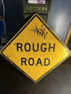 Rough Road Street Sign 