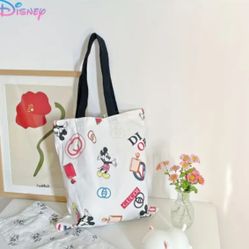 New Mickey Canvas Bag Large (Free Gift Included)
