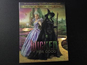 Wicked For Good 4K Uhd Blu Ray Digital