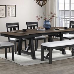 2158 Maribelle Wheat Charcoal Dining 🔥🩷💚