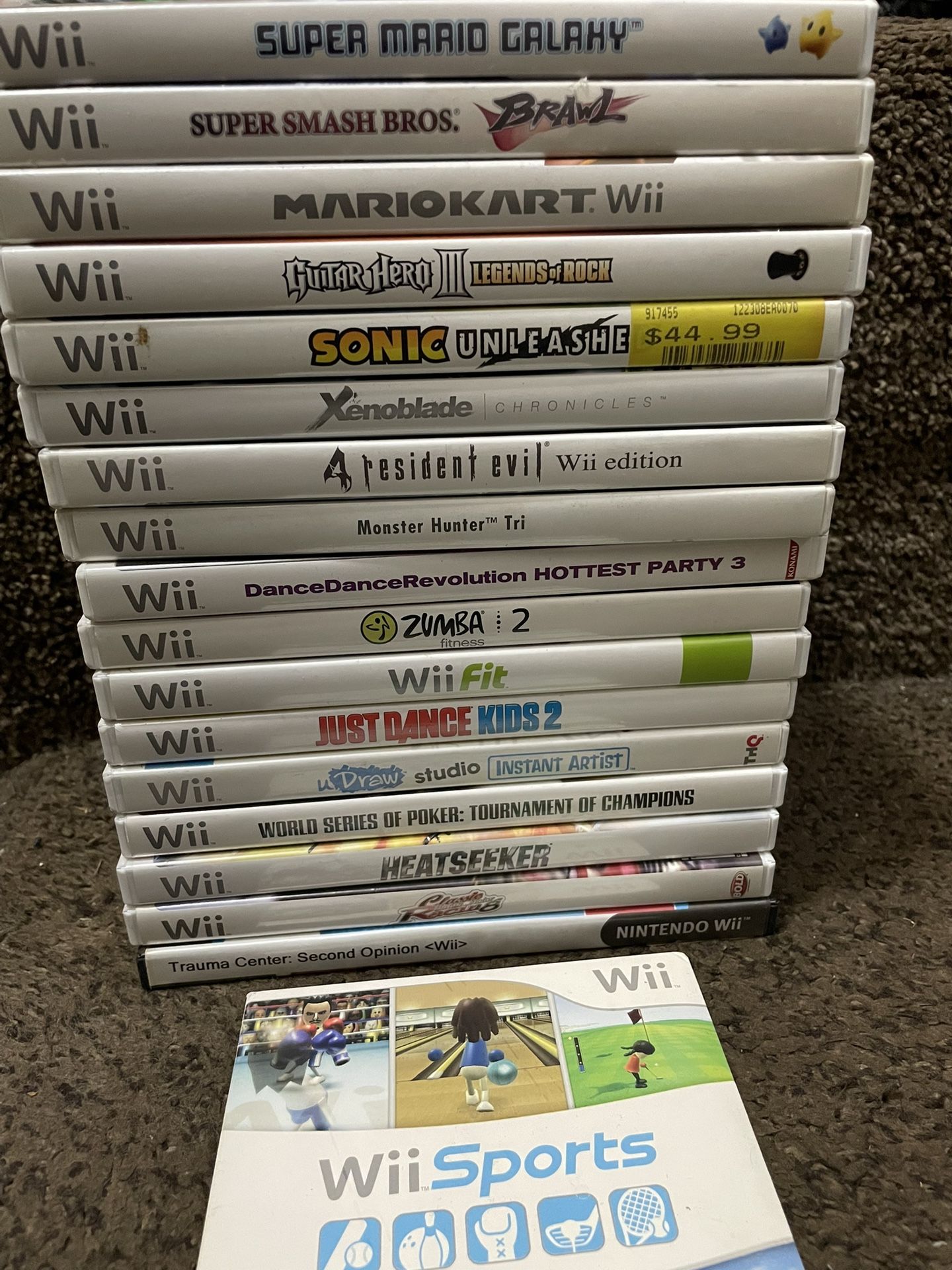 Wii Game Lot