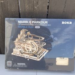 ROKR Marble Parkour Marble Run LG501 Robotime Wood Game.  New 