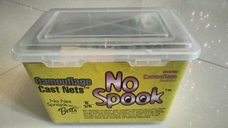 Cast Net  No Spook Invisible Camouflage Betts/8'3/8"
