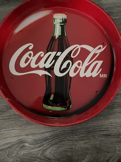 Vintage Coca Cola Circular Tray