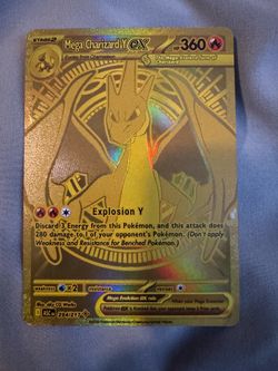 Mega Charizard Y EX gold