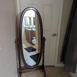 Antique Swivel Mirror 