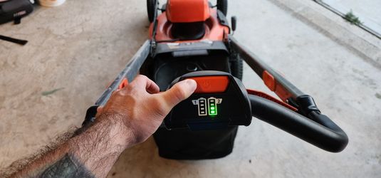 ECHO
21 in. 56-Volt Cordless Battery Walk Behind Push Lawn Mower with two 5.0 Ah Batteries.