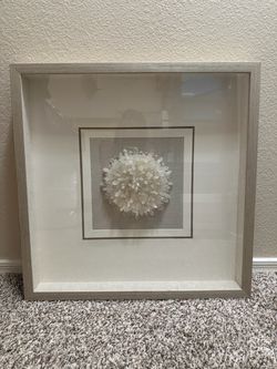 Beautiful Framed Crystal/Glass Art 3D 24”Perfect Condition