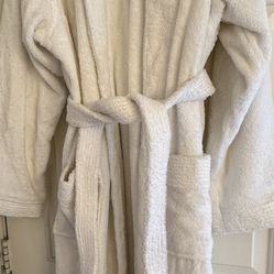 Cotton Robe White Size XL