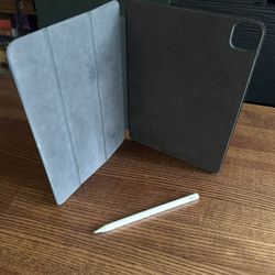 Apple Pencil & Smart Folio Black - 11” iPad Pro M2 (4th gen)