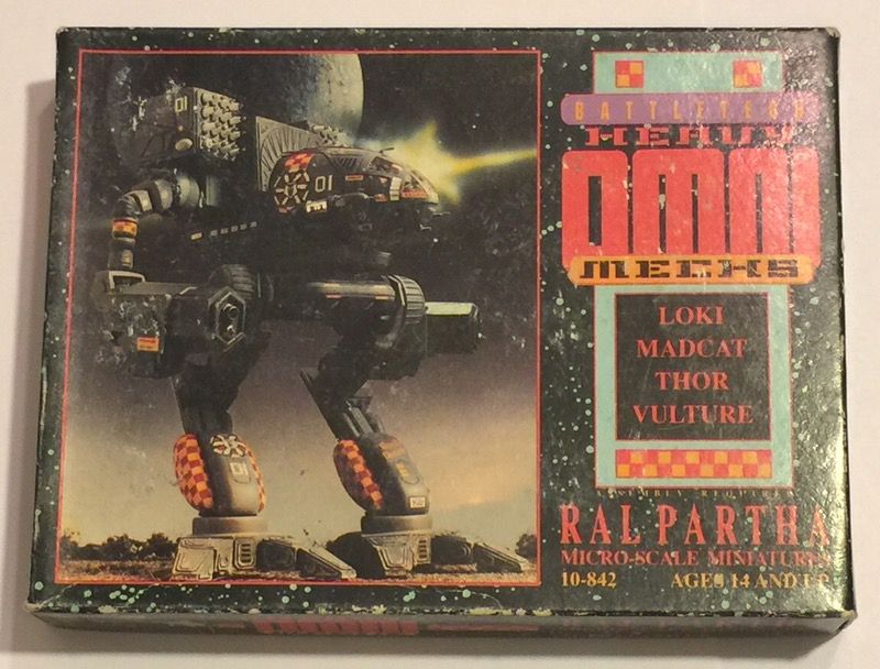 Battletech Heavy Omni Mech Ral Partha Loki With Box 10-842